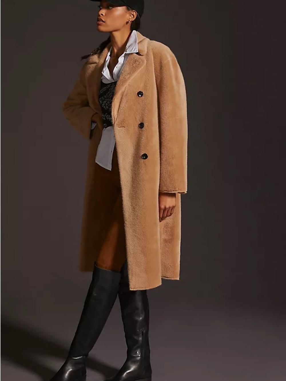 Bernie Bernardo Faux Fur Coat